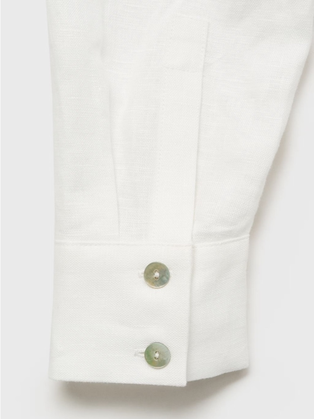 MANGO 100% LINEN SHIRT DRESS WITH BELT - Picture 9 of 10